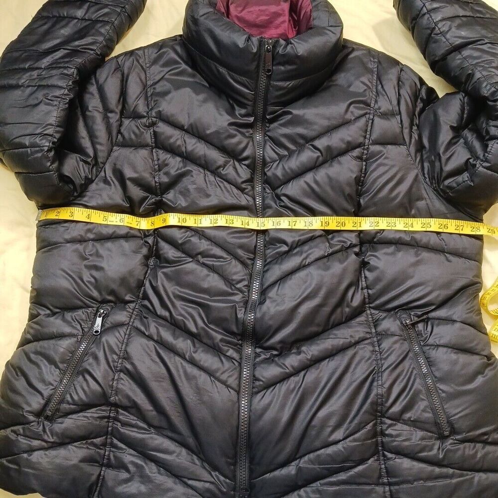 Sam Edelman Puffer Jacket Womens Size 3XL Quilted Insulated Coat Black FLAW - Picture 14 of 16